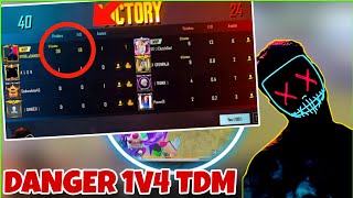 Danger 1v4 In tdm Solo Challenge 😍🔥 [upl. by Kra]