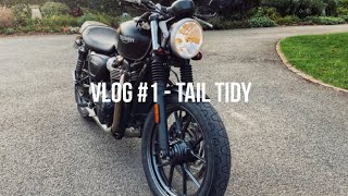 1  Tail tidy  Street Twin [upl. by Atteynad]