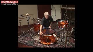 John Bonham Vistalite Drum Kit Setting UP amp Tuning Secrets  Drum Clinic Masterclass [upl. by Yecats26]