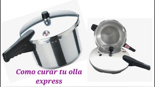 Como curar tu olla Express [upl. by Margy669]