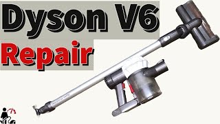 Dyson v6 pulsing Lost Suction Problems Fixed Dyson V6 Vacuum Repair [upl. by Seluj]