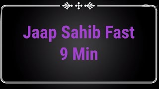 Jaap Sahib Fast  9 min [upl. by Adnal]