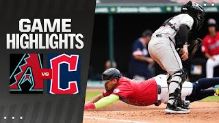 Dbacks vs Guardians Game Highlights 8724  MLB Highlights [upl. by Crenshaw]