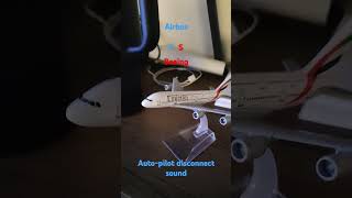 Airbus VS Boeing autopilot disconnect sound aviation boeing747 A380 Airbus Boeing [upl. by Varden247]