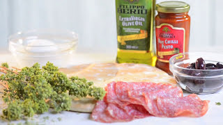 Italia Recipes Filippo Berio Pizza Diavola [upl. by Wailoo]