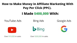 400000 in Sales How to do Affiliate Marketing With Pay Per Click [upl. by Fiorenza]