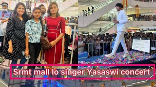 SRMT mall లో Singer Yasaswi Concert yasaswi concert kakinada mall srmt teluguvlogs telugusong [upl. by Heyward503]