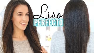 Cómo conseguir un pelo liso perfecto  Planchado de cabello [upl. by Kyla]