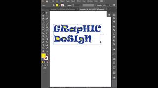 FILLED TYPE in adobe illustrator adobeillustrator illustratortips tutorial shorts [upl. by Ferwerda554]