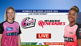 Melbourne Renegades Women vs Sydney Sixers Women  MLRW vs SYSW 2nd Match  Khelo Cricket Live [upl. by Nitram133]