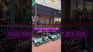 Stroller Options at Disney World disney disneytips shorts eatsleepdisney [upl. by Boggs]