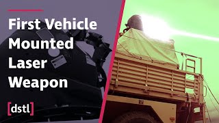 First trial on British Army vehicle for highpowered laser weapon [upl. by Jessica]