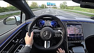 The New Mercedes EQE AMG Test Drive [upl. by Eidnahs494]