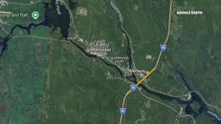 Motorcyclist dies after crash involving moose in Penobscot County [upl. by Ahsilahk]