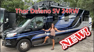 Full Tour Of The NEW 2023 Thor Delano SV 24RW CClass RV [upl. by Hoebart]