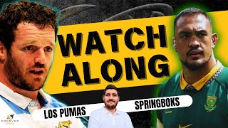 SPRINGBOKS VS LOS PUMAS LIVE  South Africa vs Argentina Watchalong [upl. by Norraa]