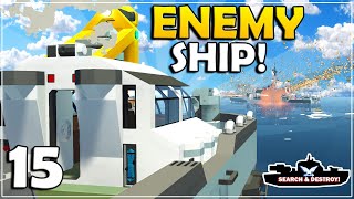 SINKING An ENEMY SHIP amp Helicopter Pursuit  Stormworks Search And Destroy Mode  Part 15 [upl. by Marba]