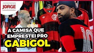 Vocês viram a camisa que o Gabigol usou no último jogo 🤔flamengo gabigol flamengorj rj futebol [upl. by Garlinda]