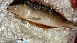 Unboxing a bake fish bangus foodyummyfilipinofood [upl. by Felizio]