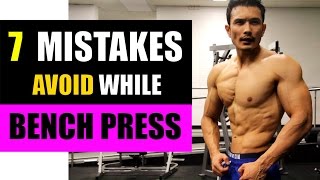 BENCH PRESS 7 FIX FOR STRENGTH amp MUSCLE GAINबेंच प्रेस करने के 7 तरीके [upl. by Alomeda902]