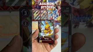 Agumon ST103 U ST11 SPECIAL ENTRY digimoncardgame [upl. by Zabrina]