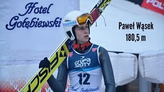 Paweł Wąsek 1805 m 15032019 Kwalifikacje Vikersund Raw Air 2019 [upl. by Terrance291]