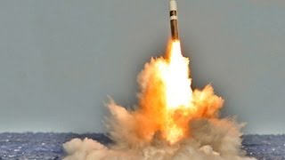 Royal Navy Test Launches Trident II Nuclear SLBM HD [upl. by Croix]