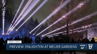 ENLIGHTEN Meijer Gardens to dazzle guests with light amp music show [upl. by Nylram]