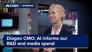 How AI informs Diageos RampD and media spend according to the companys CMO [upl. by Newo962]