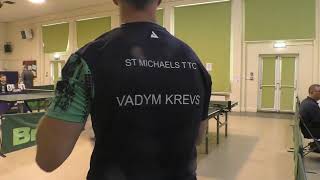 Vadym Krevs v Wai Tat Sum  Veterans Group  2024 Horsham Spinners 2 Tournament [upl. by Gery]