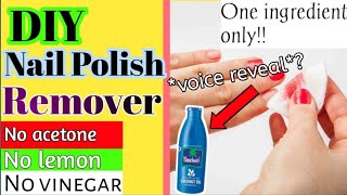 How to make nail polish remover at homeHomemade nail polish removerNnail polish remover at home [upl. by Peers]