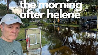 Hurricane Helene The Morning After in St Petersburg 4k Drone Footage [upl. by Georges]