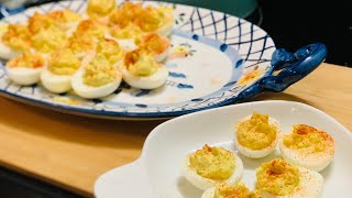 Delicious Classic Deviled Eggs [upl. by Eiroc]