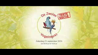 Vogelmarkt zwolle 2019  birdmarket [upl. by Matteo132]