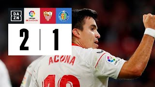 Sevilla FC vs Getafe CF 21  Resumen y goles  Highlights LaLiga Santander [upl. by Brena]