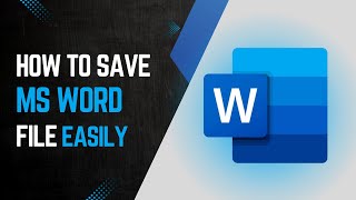 How to Save an MS Word File Quick Guide  Virtual Comrade [upl. by Torras623]