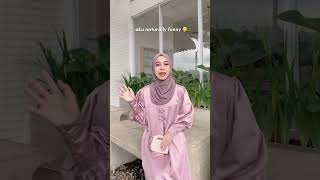 Aku lucunya natural nihh 😋 emmaqueen fashion fashiontrends ootd dressmuslimah [upl. by Allecnirp536]