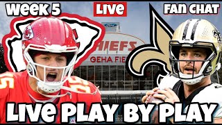 Kansas City Chiefs vs New Orleans Saints Live Stream Week 5 [upl. by Retniw]