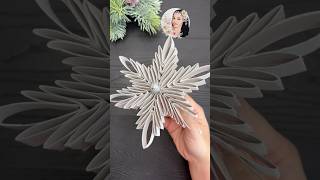 WoW Christmas Craft  3D Christmas Snowflake  Christmas Decor [upl. by Elok]