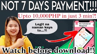 NEW LOAN APP UPTO 10000 PWEDE HIRAMIN NOT 7 DAYS LEGIT KAYA ALAMIN [upl. by Tabshey]