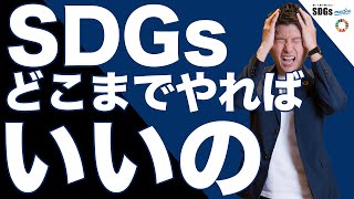 企業がどこまで取り組めば、SDGsに貢献してるって言えるの？ [upl. by Thaine]