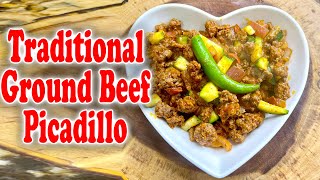 Traditional Ground Beef Picadillo  Authentic Flavors [upl. by Sotos]