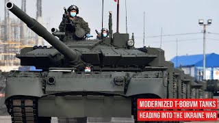 Russian troops in Zaporozhye direction receive modernized T80BVM tanks [upl. by Nospmoht]