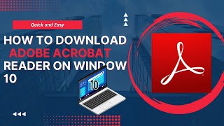 How to Download amp Install Adobe Acrobat Reader for free on Windows 10 or 11Step By Step Guide 2023 [upl. by Enyallij]