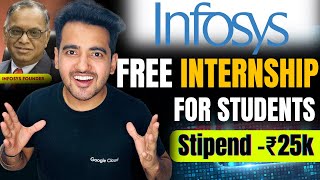 Infosys Spring Internship ➤ Free Internships for College Students  Infosys Instep Internship [upl. by Hodges]