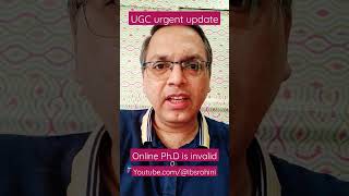 Ugc Warning On Online Phd Programs In India  Phd After Graduation I Ugc Latest News [upl. by Nnaarat]