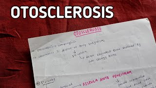 OTOSCLEROSIS  ENT [upl. by Adallard107]