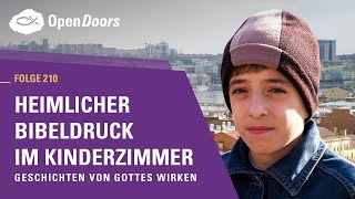 Heimlicher Bibeldruck im Kinderzimmer  Geschichten von Gottes Wirken [upl. by Anirdna]