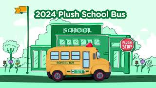 My Plush Hess Truck 2024 School Bus [upl. by Afnin]