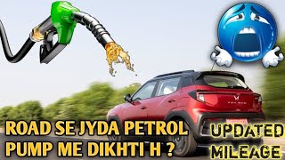 Mahindra 3xo Petrol TCMPFi Engine Mileage  Updated mileage 😵‍💫 [upl. by Peer]